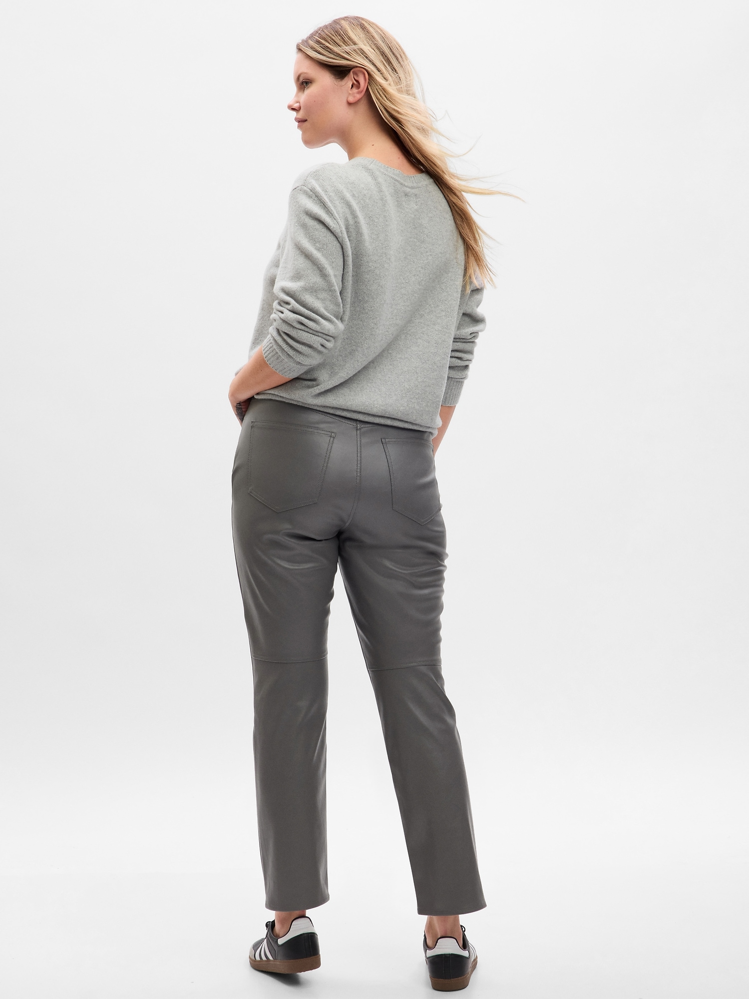 Gap leather jeans hotsell
