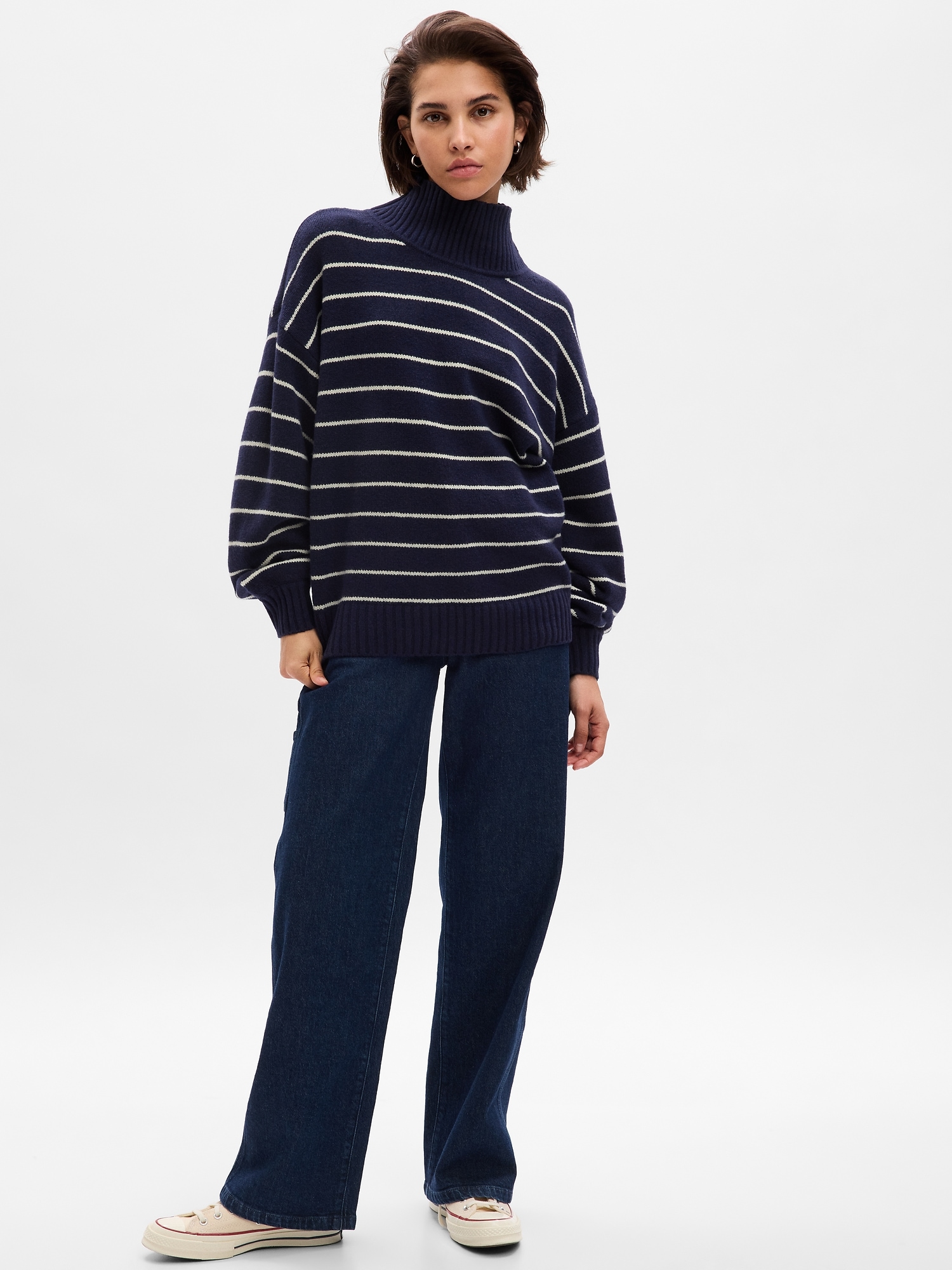 CashSoft Mockneck Sweater | Gap