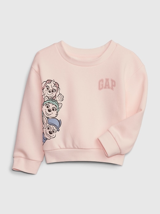 1 of 8 showing, with the color barely pink of product Toddler Paw Patrol Graphic Sweatshirt.