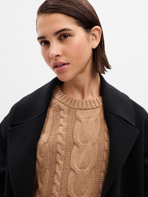 Image number 4 showing, Cable-Knit Sweater