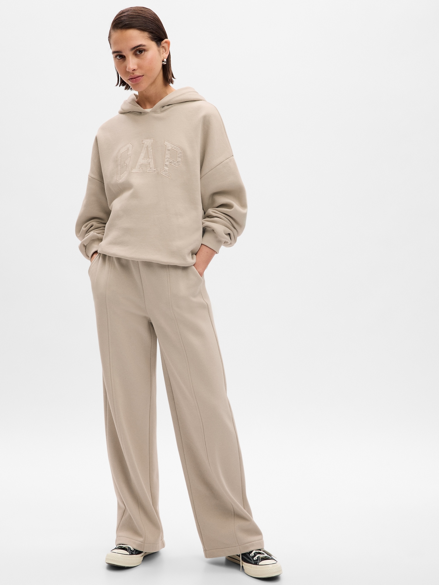 Vintage Soft Wide-Leg Sweatpants | Gap