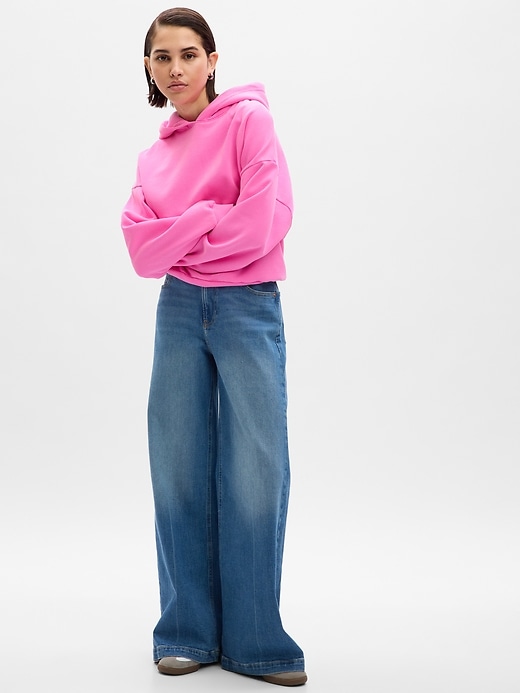 1 of 8 showing, with the color STANDOUT PINK of product Vintage Soft Hoodie