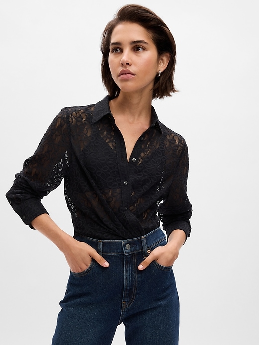 Gap discount lace top