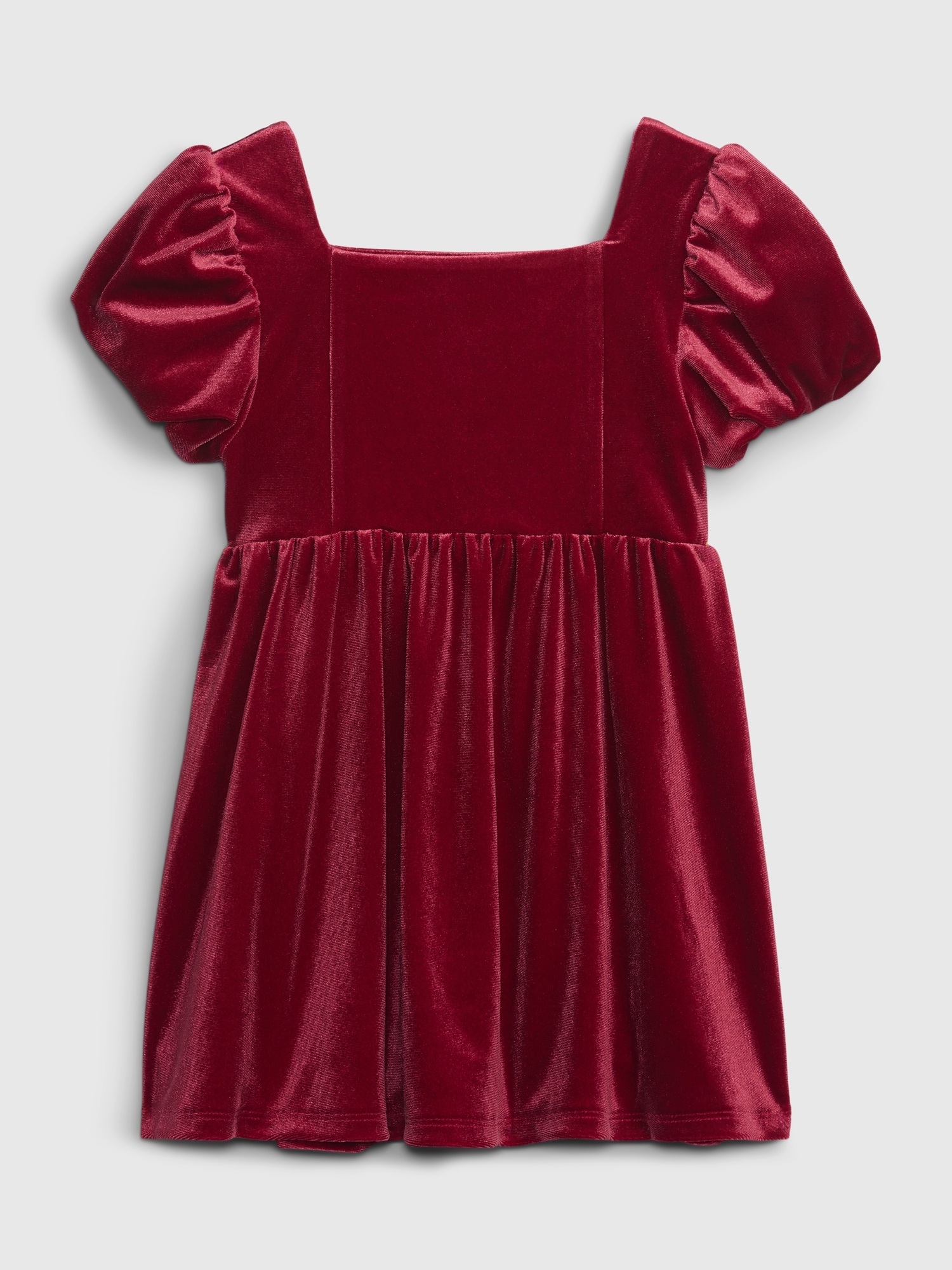 Gap Toddler Puff Sleeve Velvet Dress