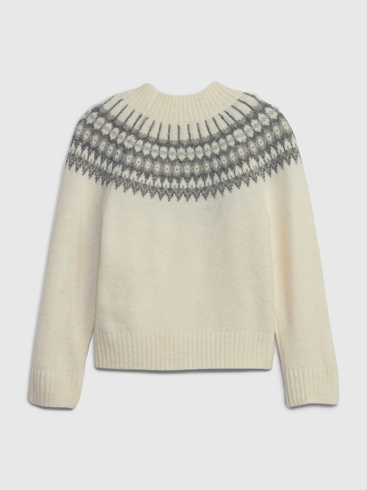 2 of 8 showing, with the color chino beige of product Toddler Fair Isle Sweater