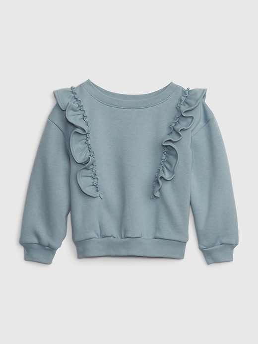 1 of 8 showing, with the color sky blue of product Toddler Sweatshirt