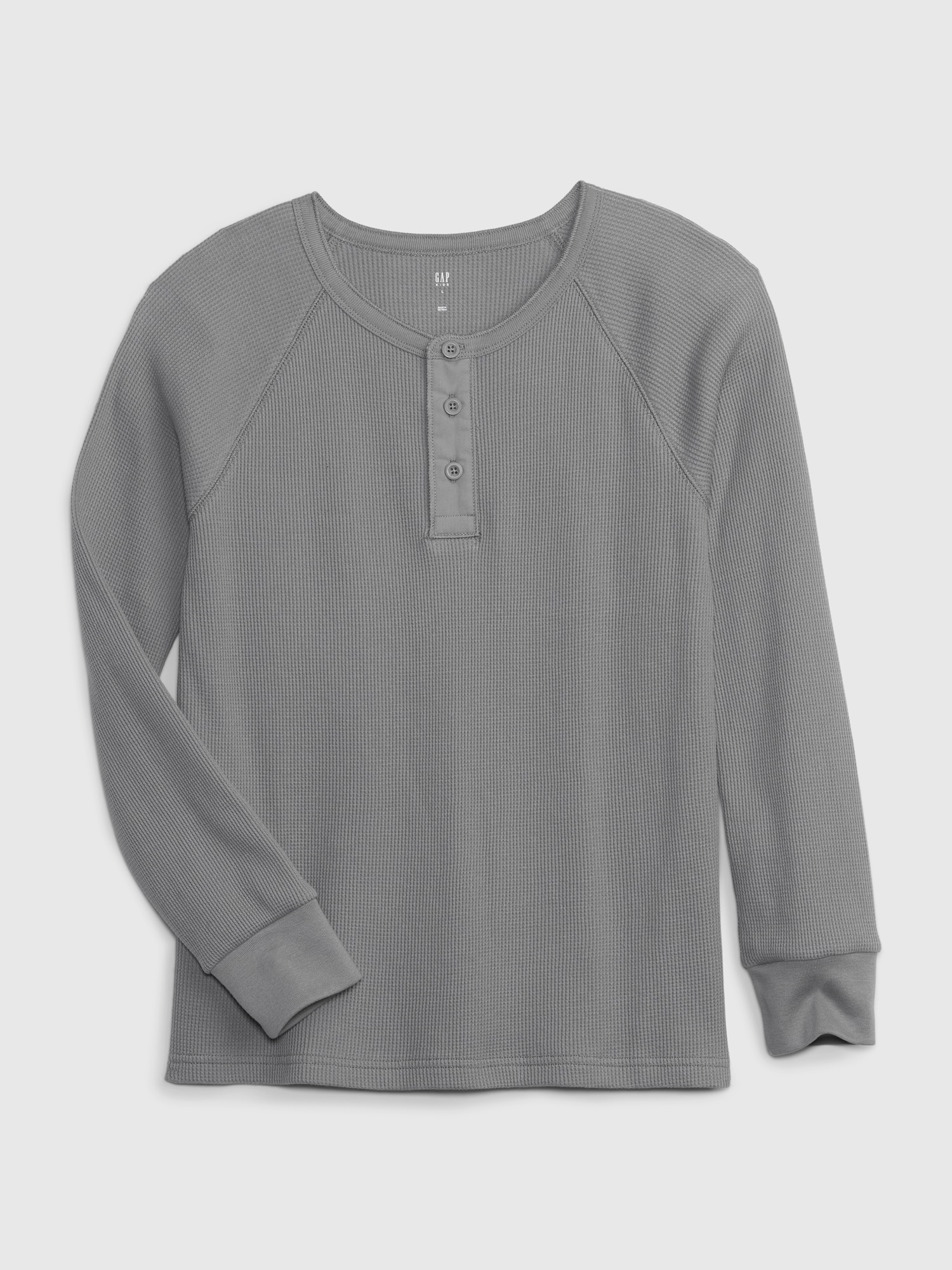 Kids Waffle Henley TShirt Gap