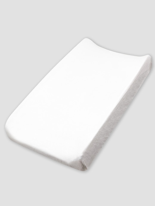 Image number 1 showing, Honest Baby Clothing Organic Cotton Baby Terry Changing Pad Cover