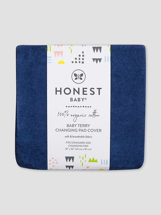 Image number 2 showing, Honest Baby Clothing Organic Cotton Baby Terry Changing Pad Cover