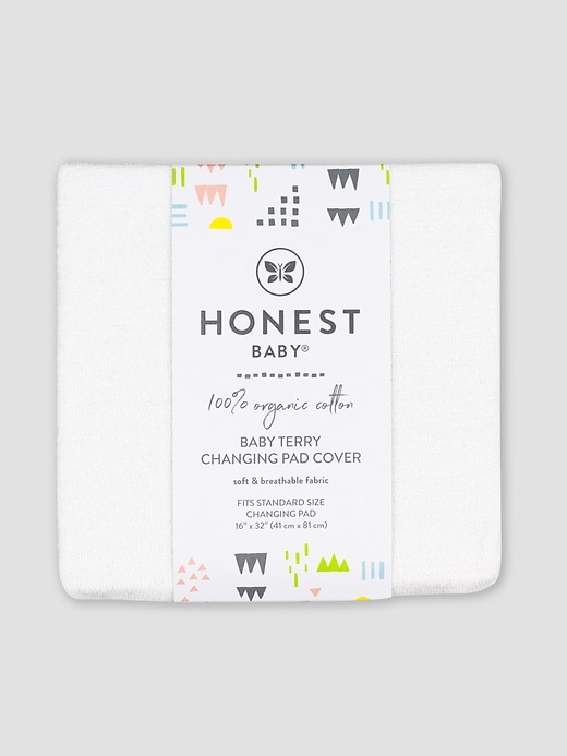 Image number 2 showing, Honest Baby Clothing Organic Cotton Baby Terry Changing Pad Cover