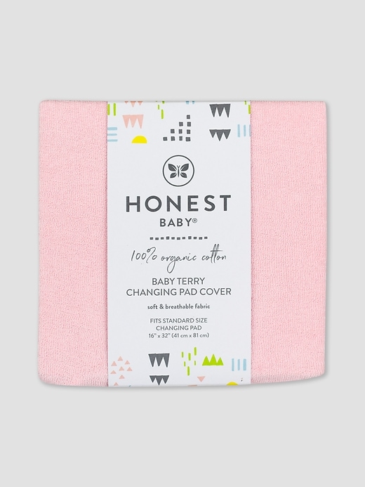 Image number 2 showing, Honest Baby Clothing Organic Cotton Baby Terry Changing Pad Cover