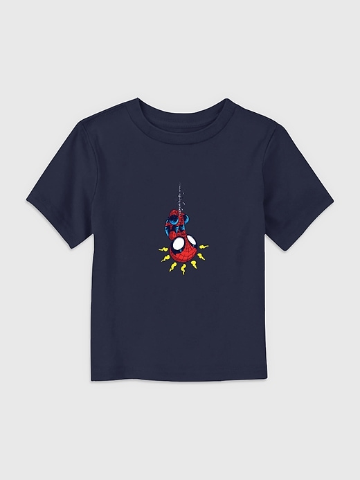 Image number 1 showing, Toddler Spiderman Retro Classic Graphic Tee