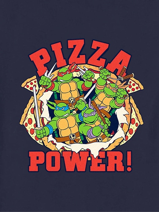 View large product image 2 of 3. Toddler Teenage Mutant Ninja Turtles Pizza Power Tee