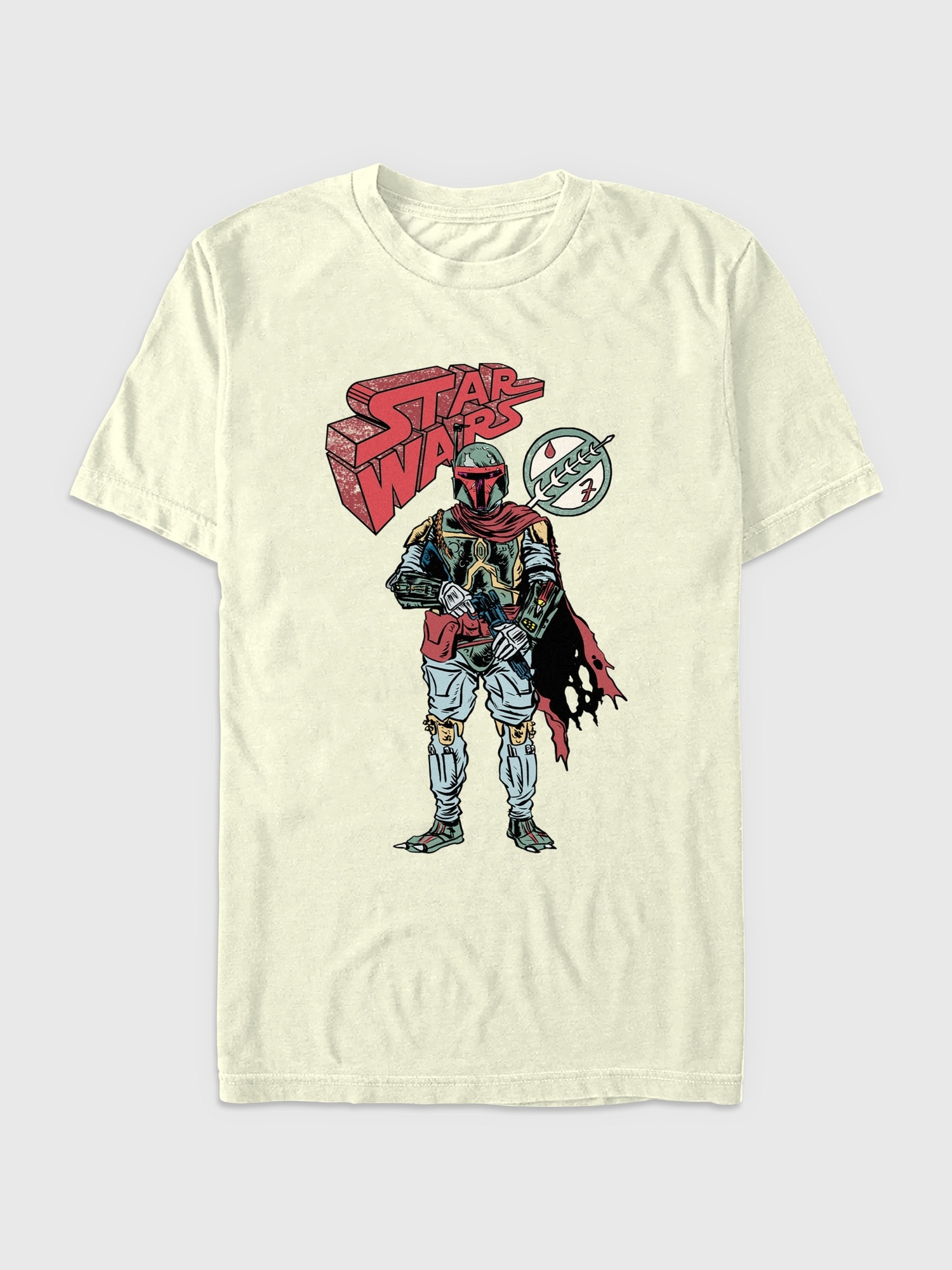 Trending Kids Star Wars Boba Fett Four Square Poses Graphic T-Shirt 