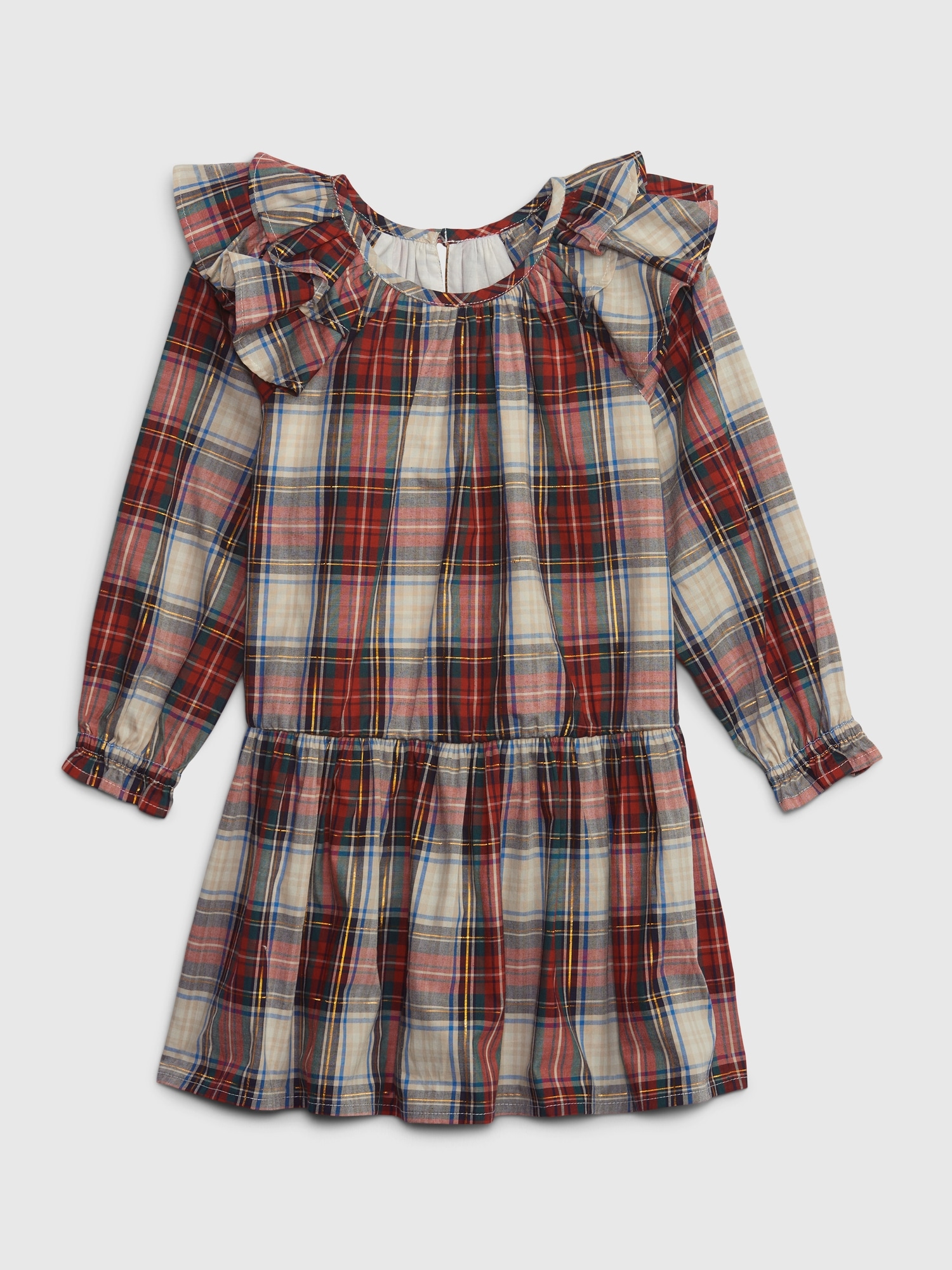 Gap Toddler Ruffle Plaid Dress