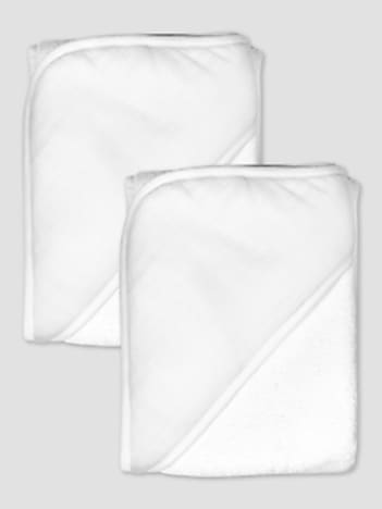 Honest Baby Clothing Two Pack Organic Cotton Hooded Towels