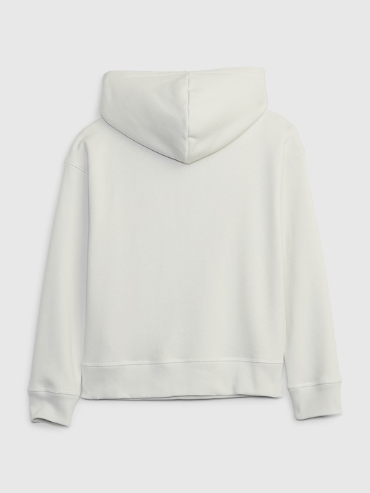 2 of 8 showing, with the color carls stone of product Kids Sherpa Arch Logo Hoodie