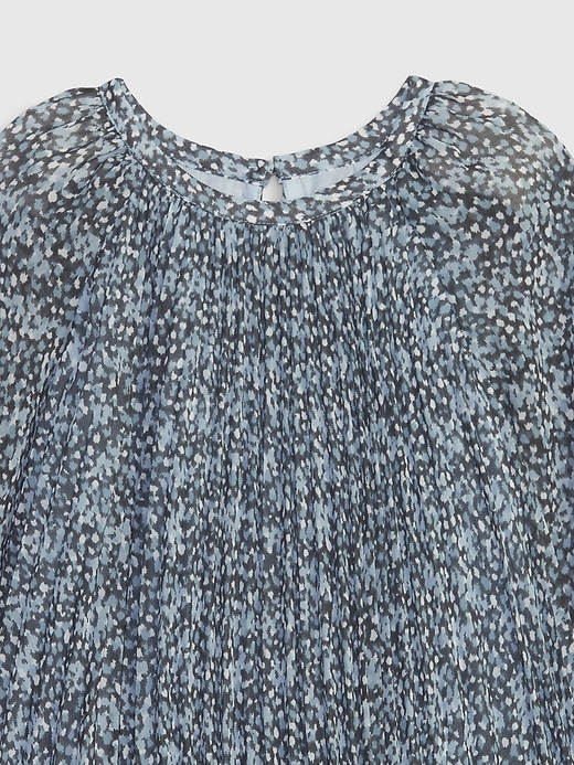 Image number 3 showing, Toddler Floral Pleated Dress