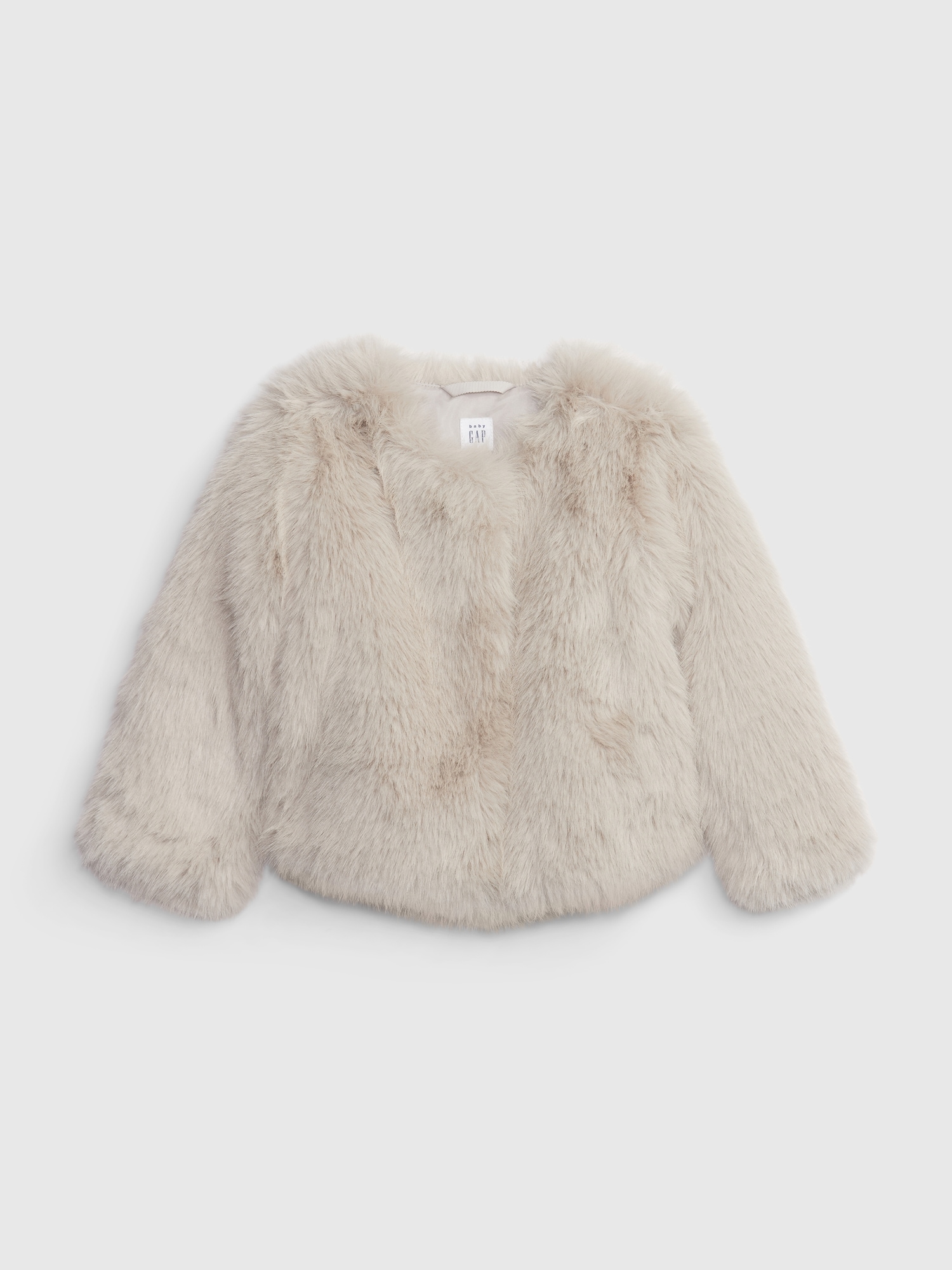 Baby gap sales faux fur coat