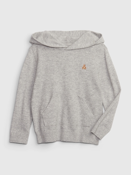 1 of 8 showing, with the color light heather gray of product Toddler CashSoft Sweater