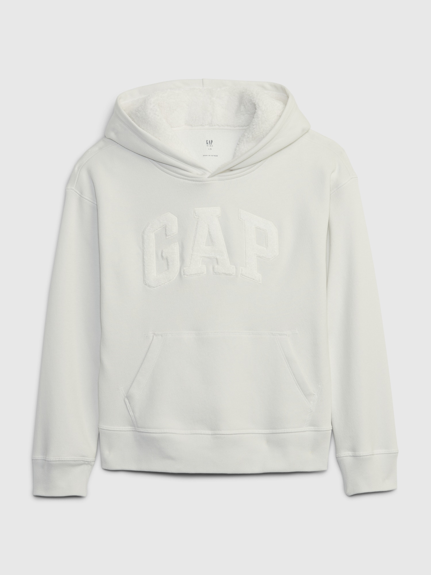 Gap Kids Sherpa Arch Logo Hoodie