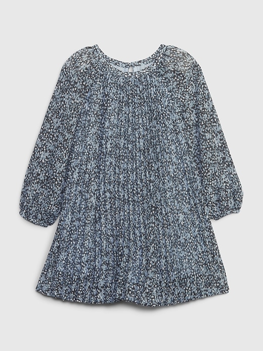 Image number 1 showing, Toddler Floral Pleated Dress