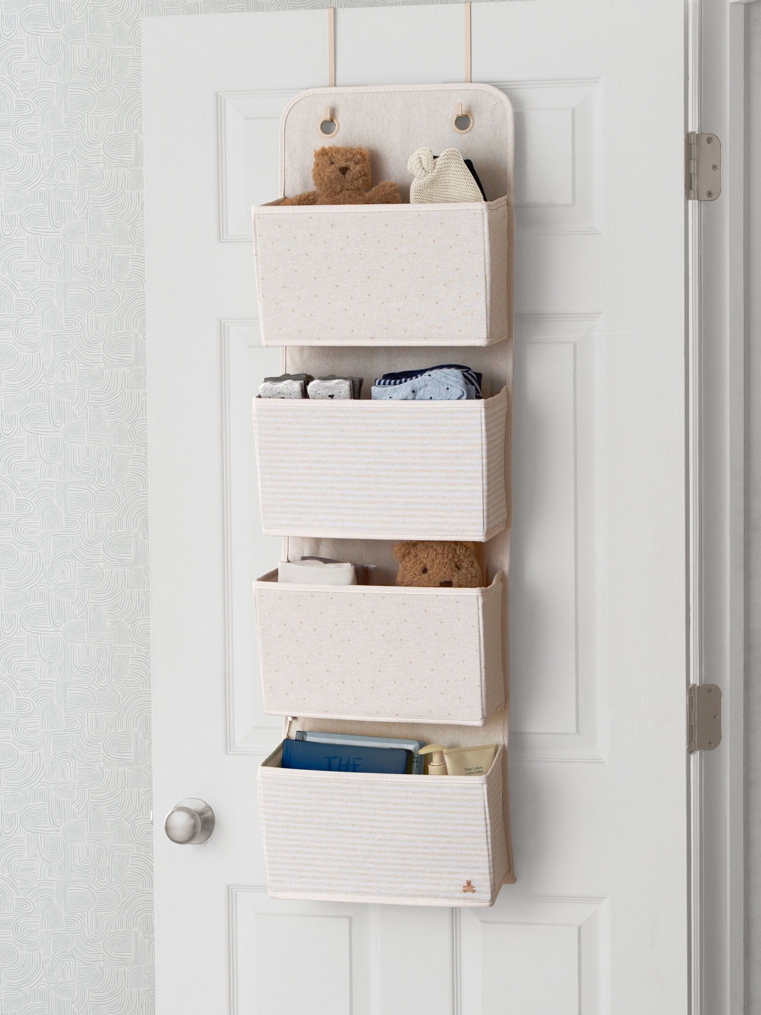 Over clearance door storage
