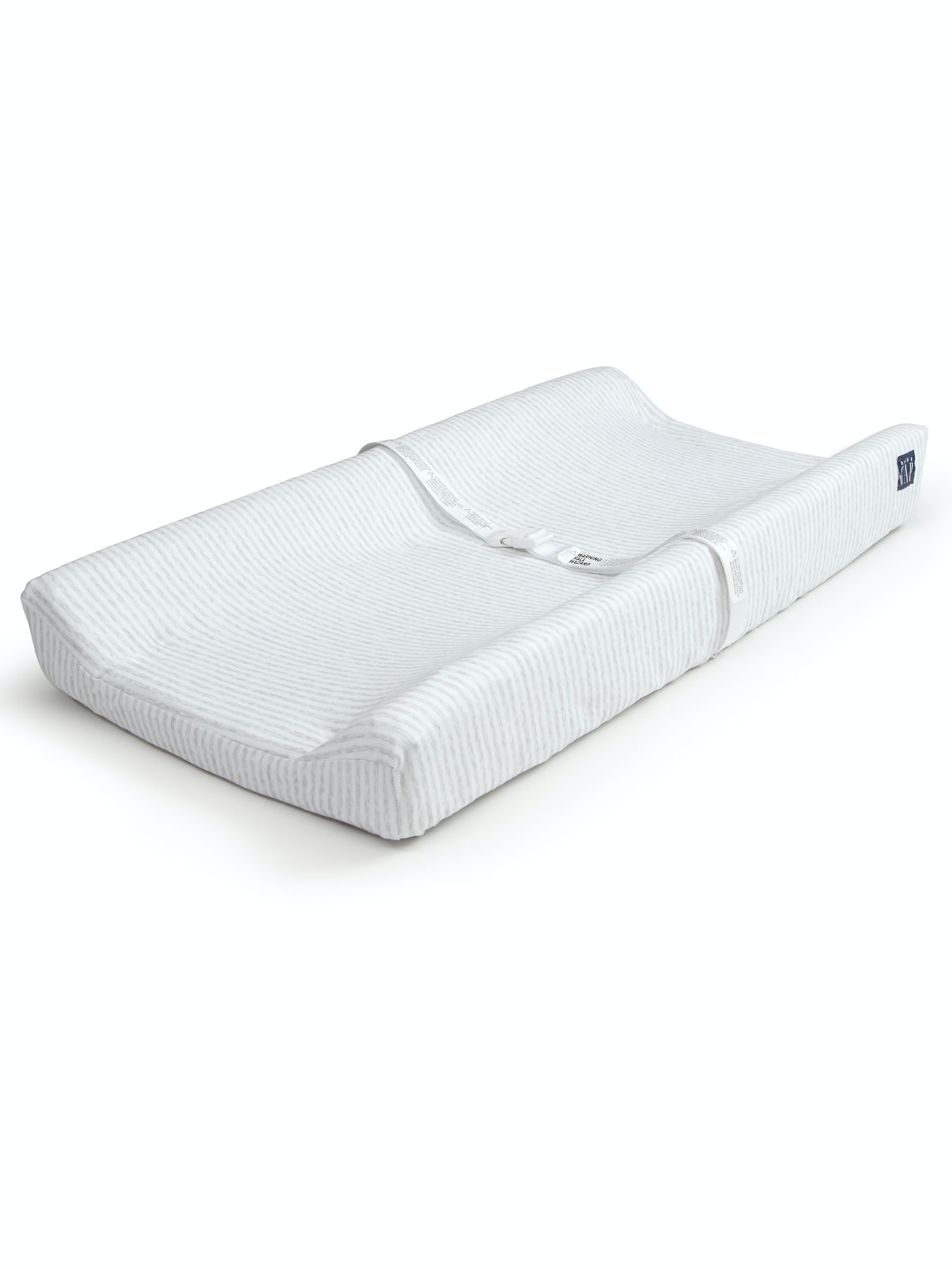 Gap babyGap - Almohada infantil con 2 fundas de refrigeración, rayas  blancas y grises