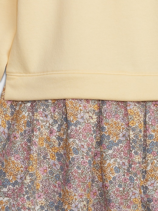 Image number 3 showing, Toddler 2-in-1 Sweatshirt Dress