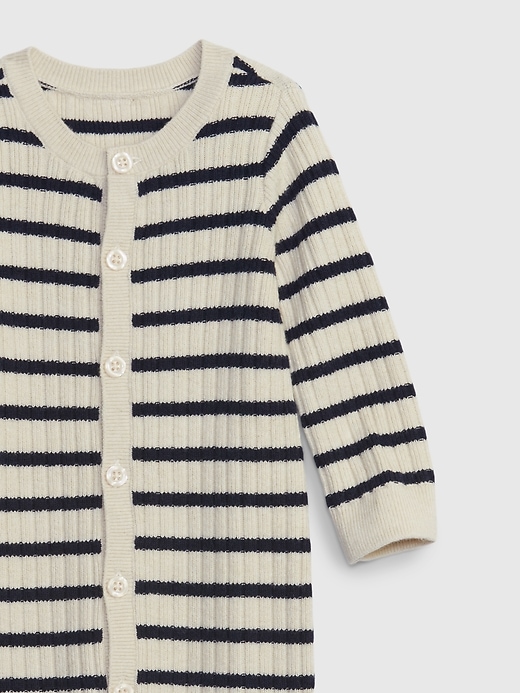 Image number 3 showing, Baby CashSoft Stripe Sweater One-Piece