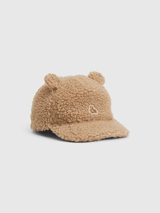 1 of 8 showing, with the color BRANNAN BROWN of product Baby Sherpa Baseball Hat