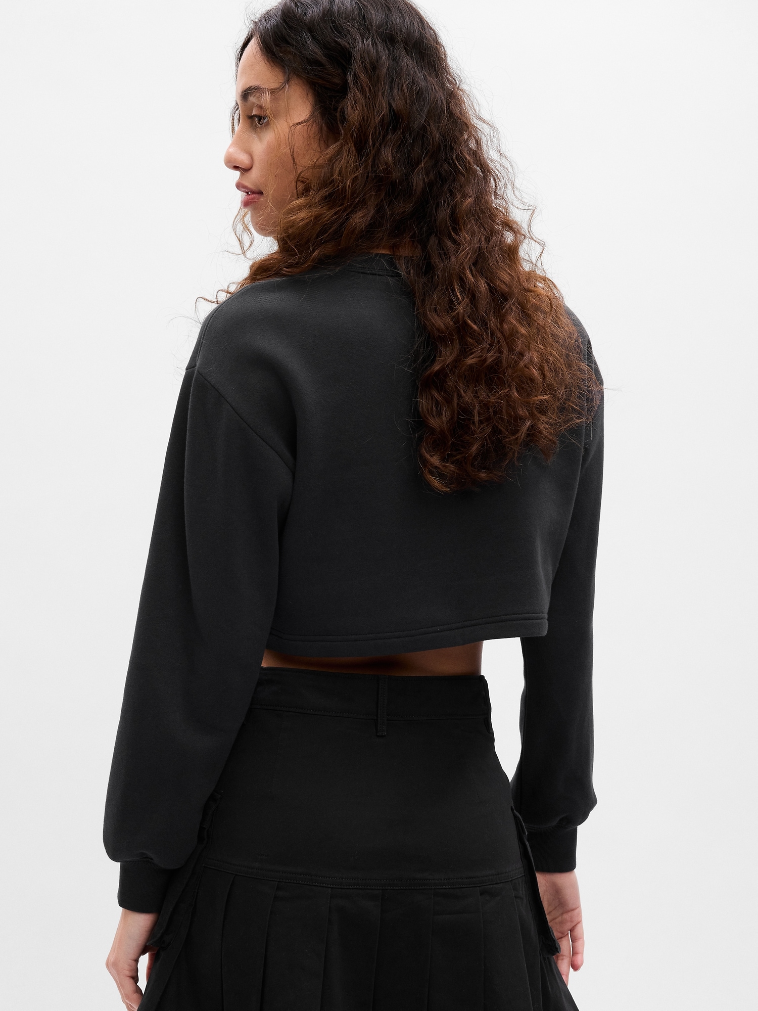 Vintage Soft Cropped Sweatshirt Gap