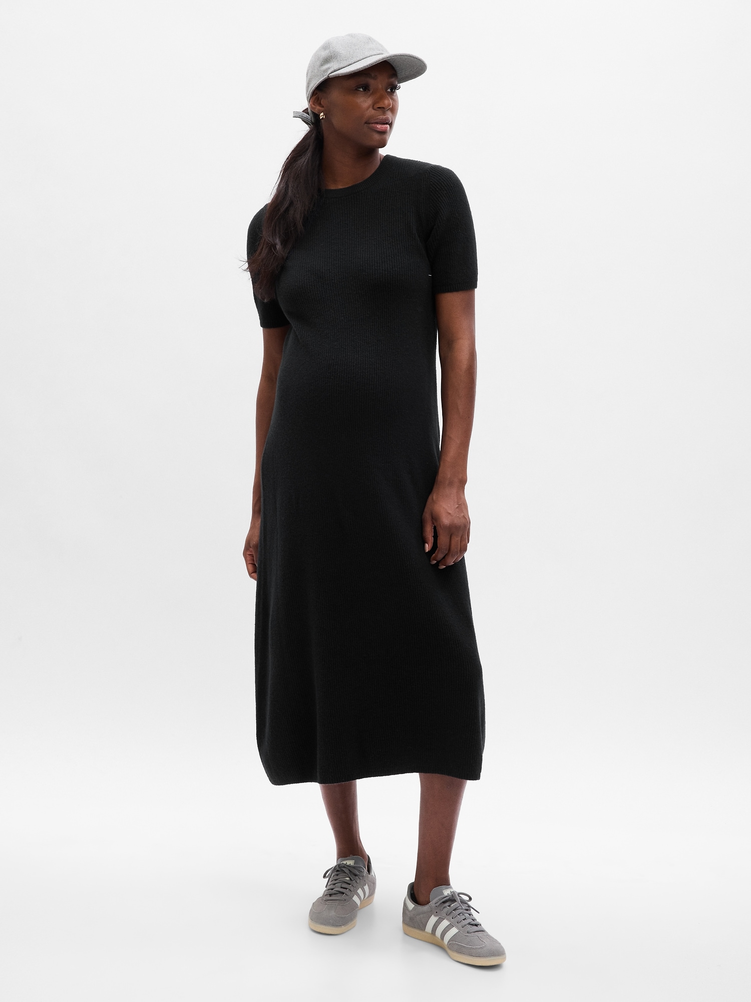 Maternity CashSoft Midi Sweater Dress