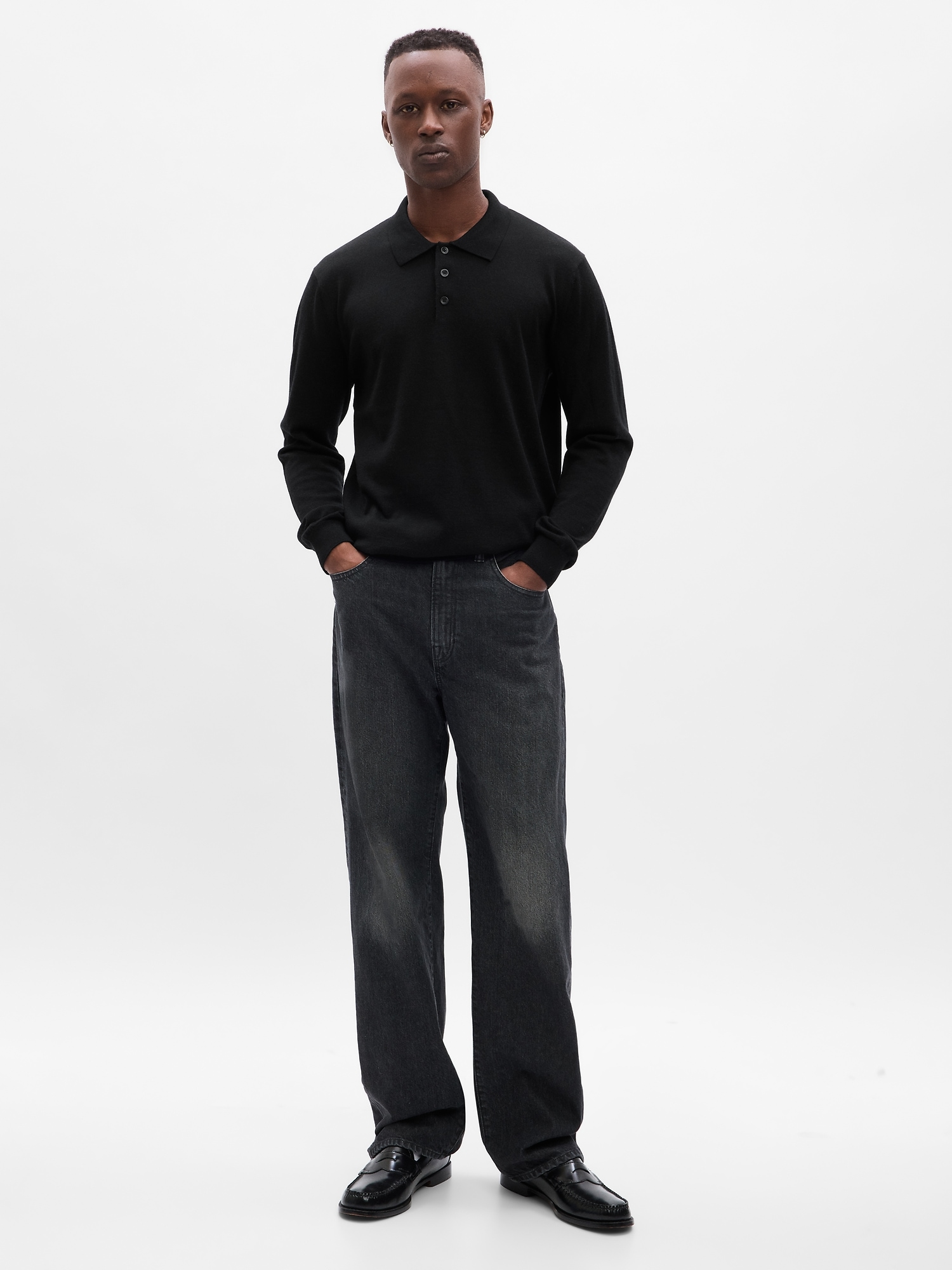 Merino Wool Polo Shirt