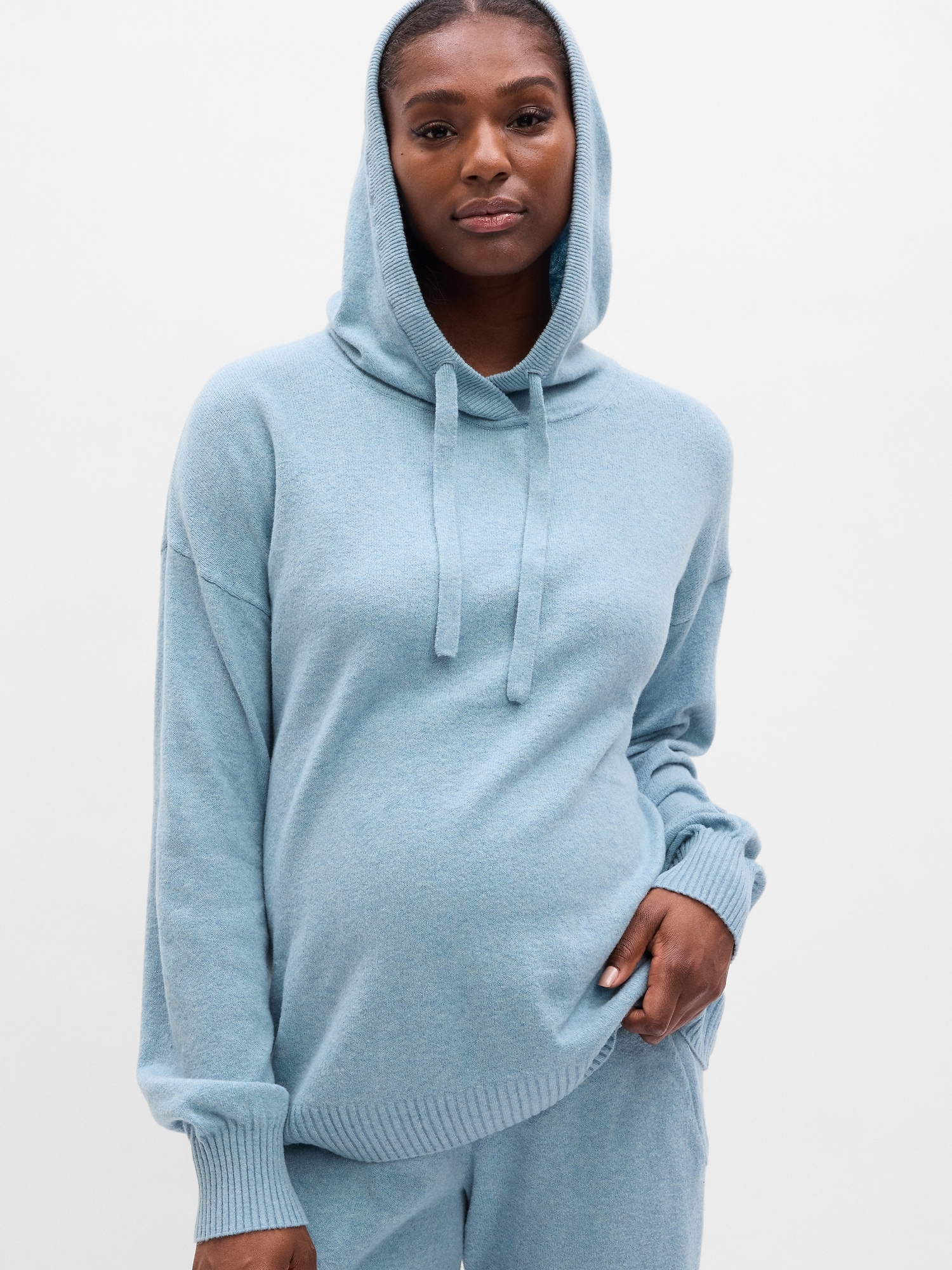 Maternity CashSoft Sweater Hoodie