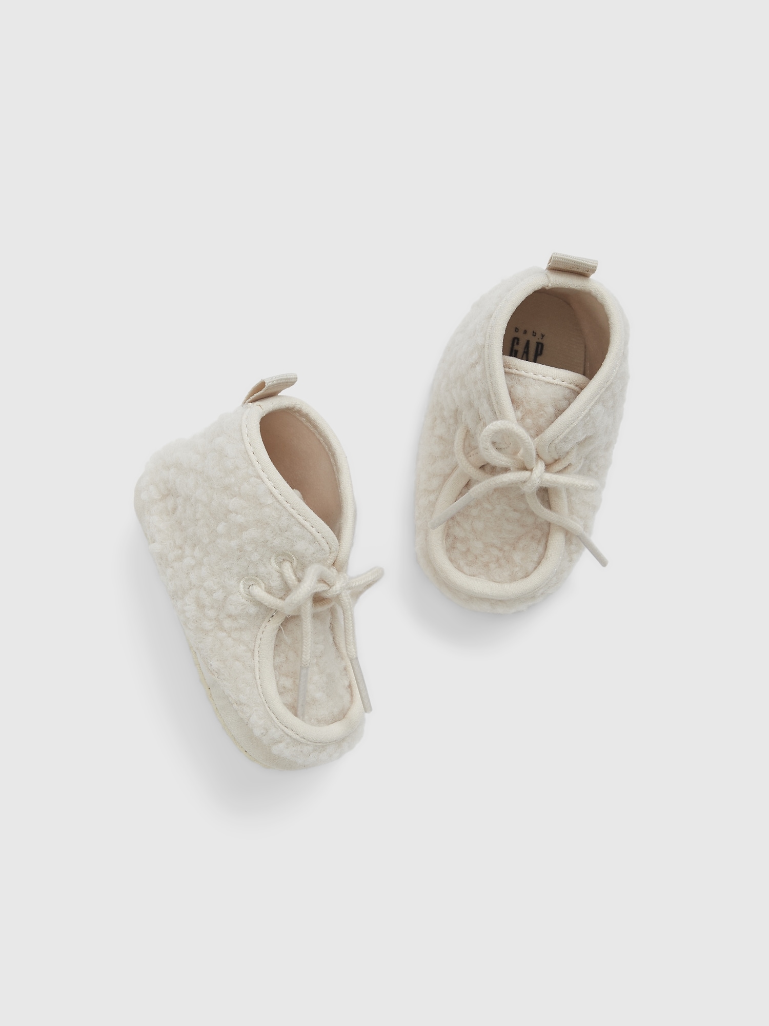 Gap Baby Sherpa Moc Boots In Chino Beige