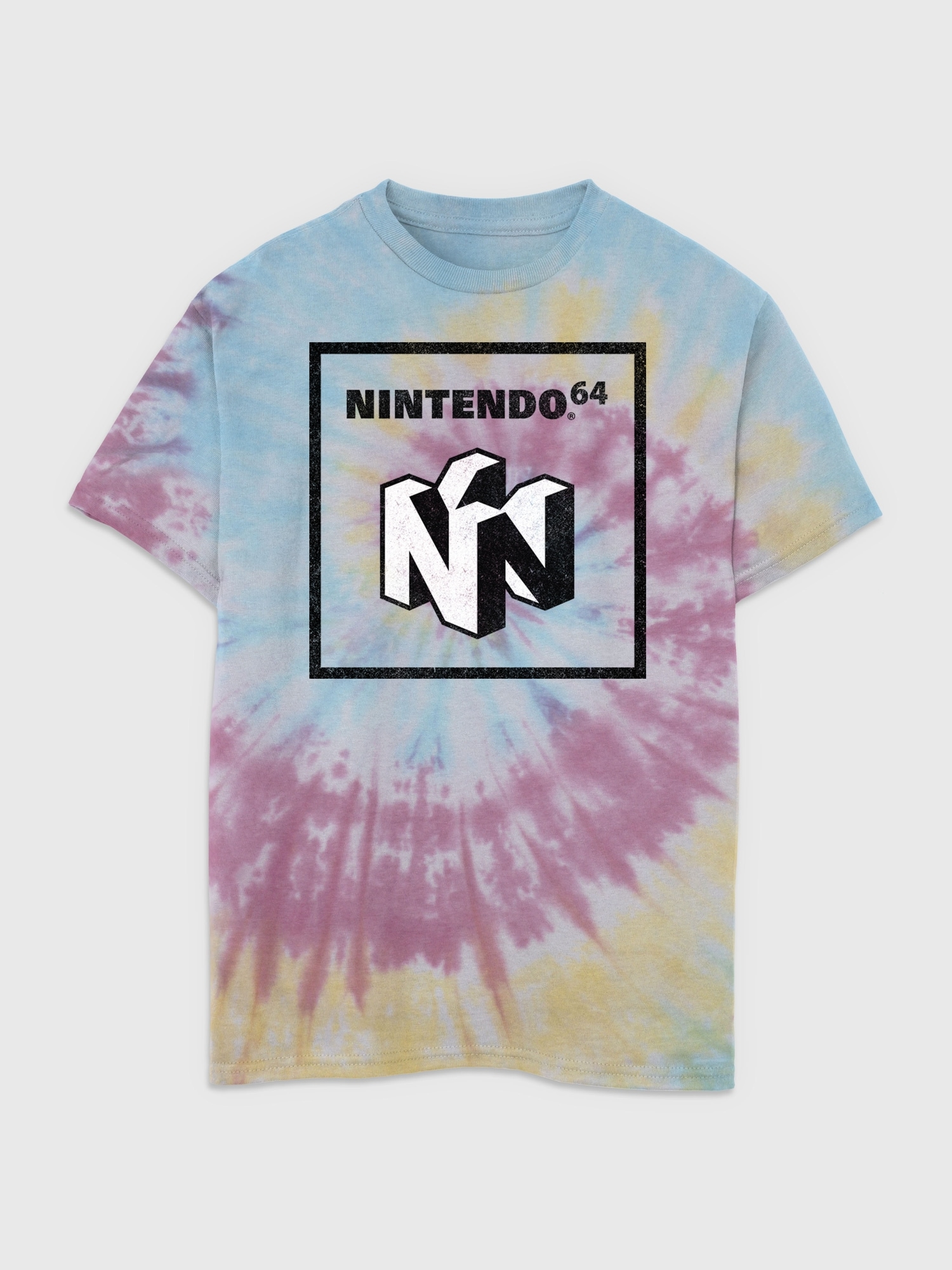 Kids Nintendo 64 Tie Dye Graphic Tee