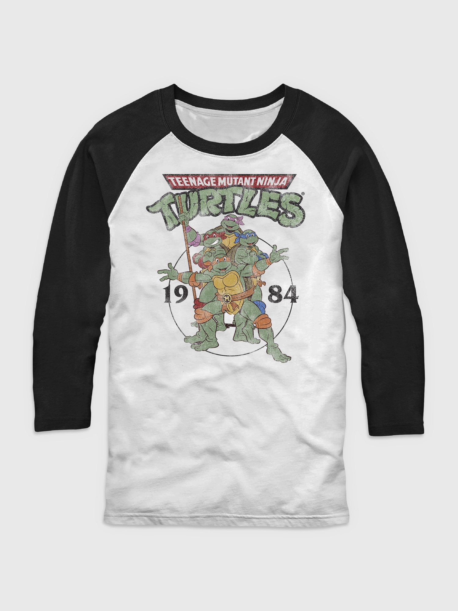 Teenage Mutant Ninja Turtles Gray Graphic T-Shirt - X-Large