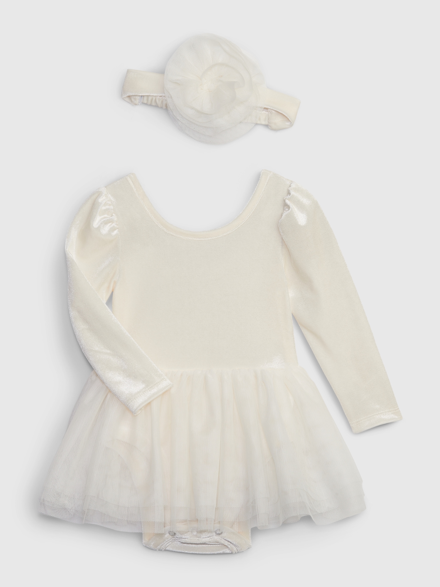 Baby Velvet Tulle Dress Set