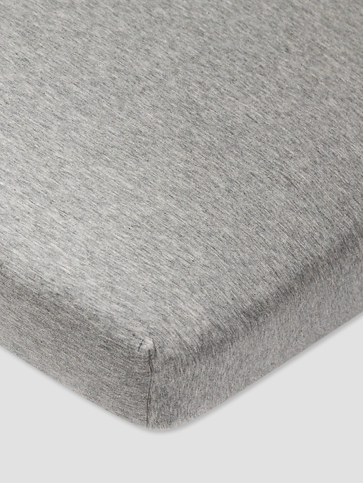 Image number 7 showing, Honest Baby Clothing Organic Cotton Fitted Crib Sheet