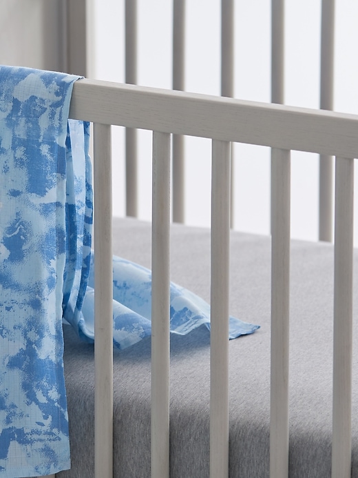 Image number 8 showing, Honest Baby Clothing Organic Cotton Fitted Crib Sheet