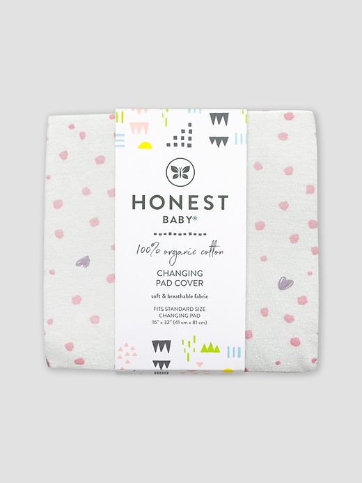 Image number 2 showing, Honest Baby Clothing Organic Cotton Changing Pad Cover