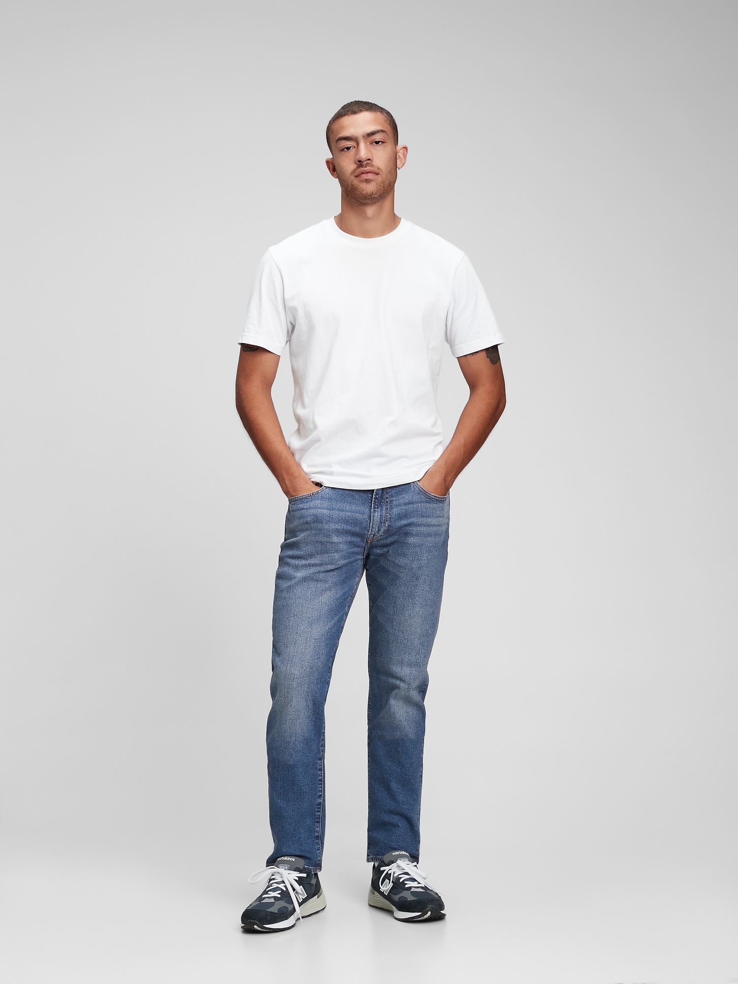 Gap straight 2024 stretch jeans