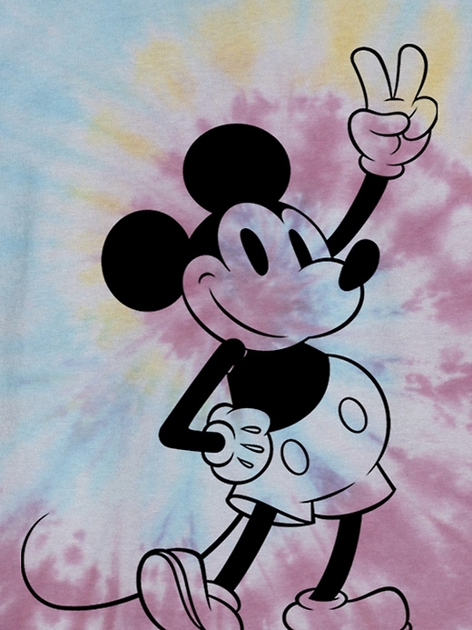 Image number 2 showing, Kids Mickey Tie Dye Tee