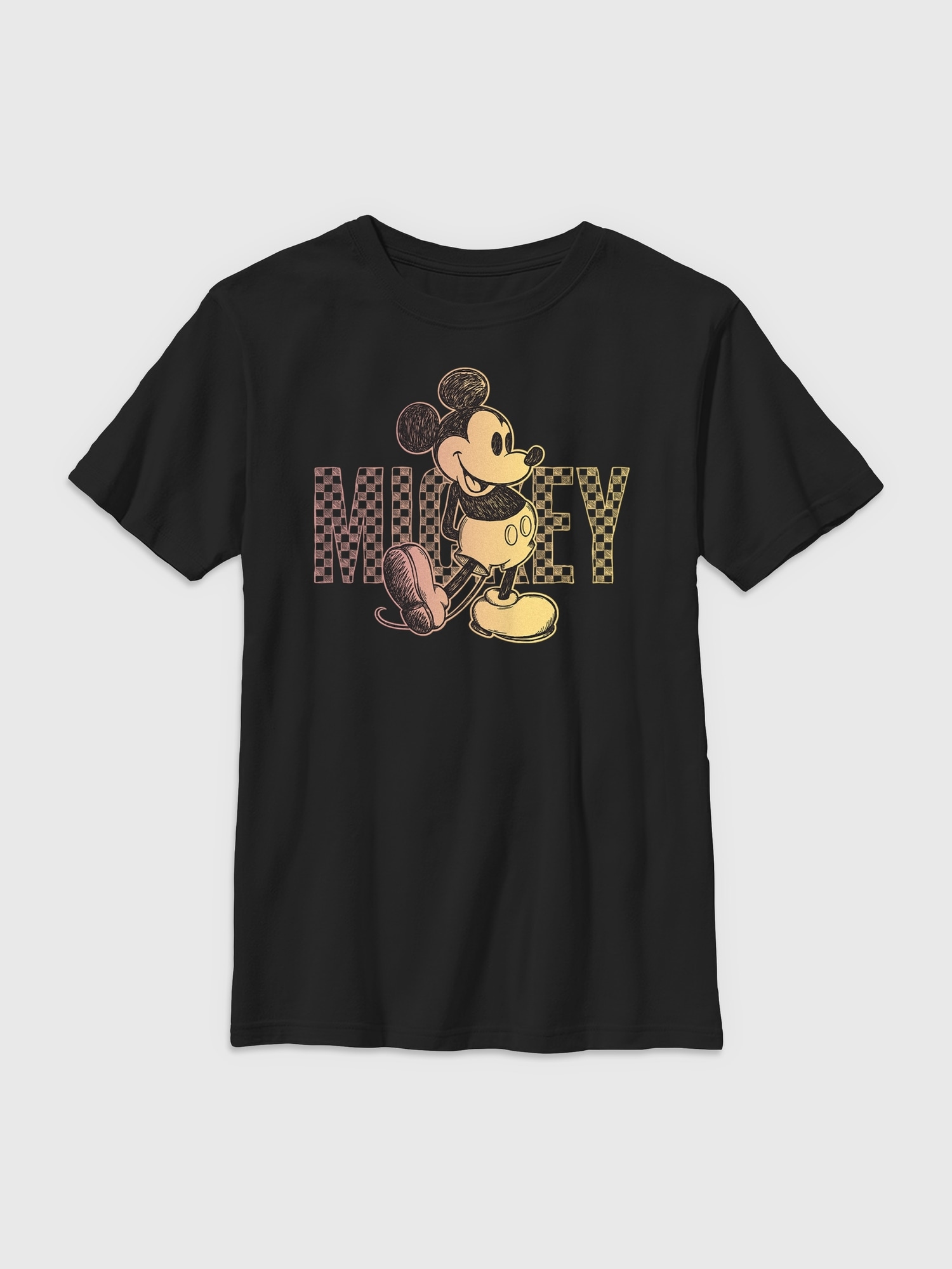 Kids Mickey Mouse and Friends Sketch Checker Tee