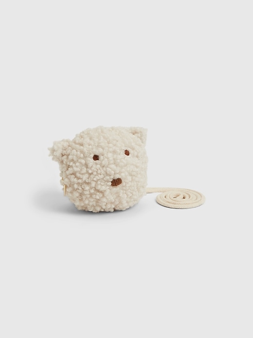 View large product image 1 of 1. Kids Sherpa Bear Bag