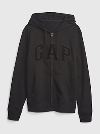 VintageSoft Logo Zip Hoodie