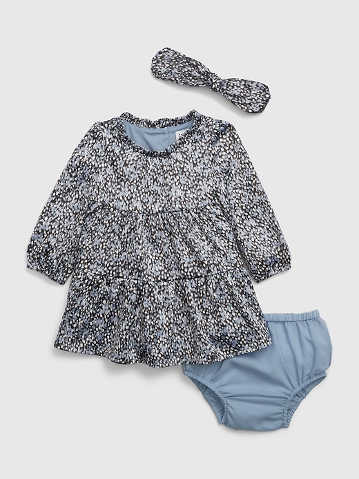 1 of 8 showing, with the color ditsy floral of product Baby Floral Dress Set