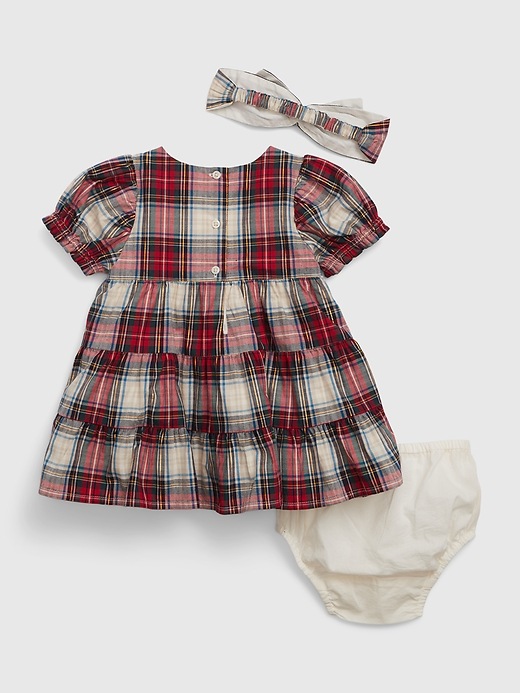 white christmas dresses Baby/Kids/Toddler Girls Christmas Plaid Dress For Xmas Party – Pink & Blue  Baby Shop main image 0