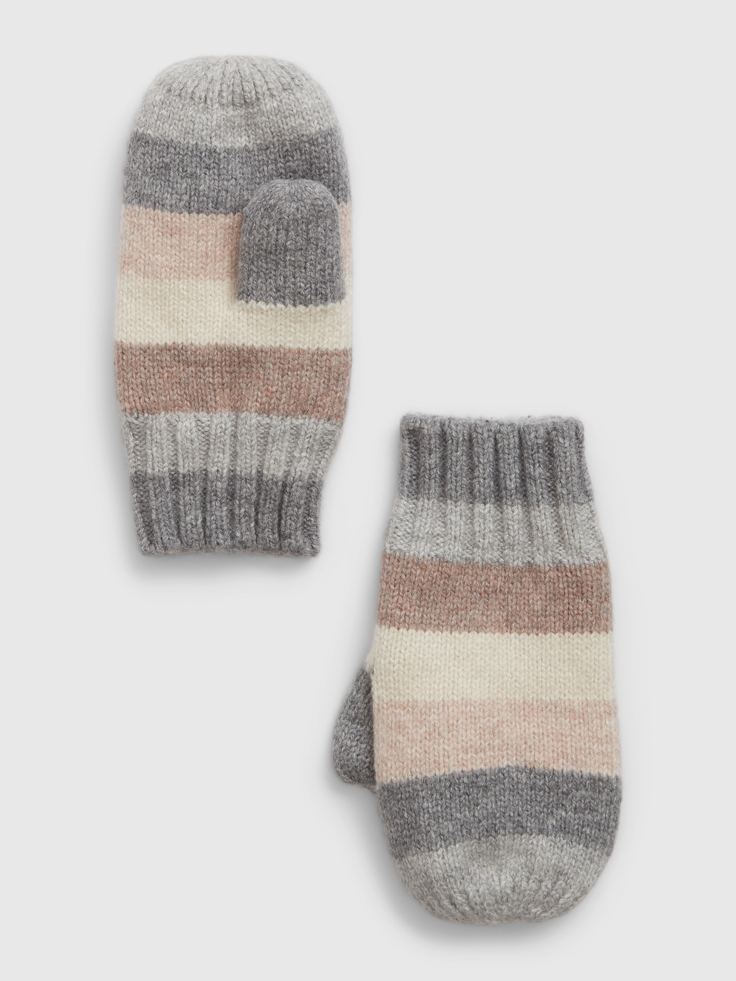 Gap Kids' Toddler Stripe Mittens In Neutral Stripe